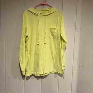 PINK Victoria's Secret Light Yellow Hoodie **Flawed**